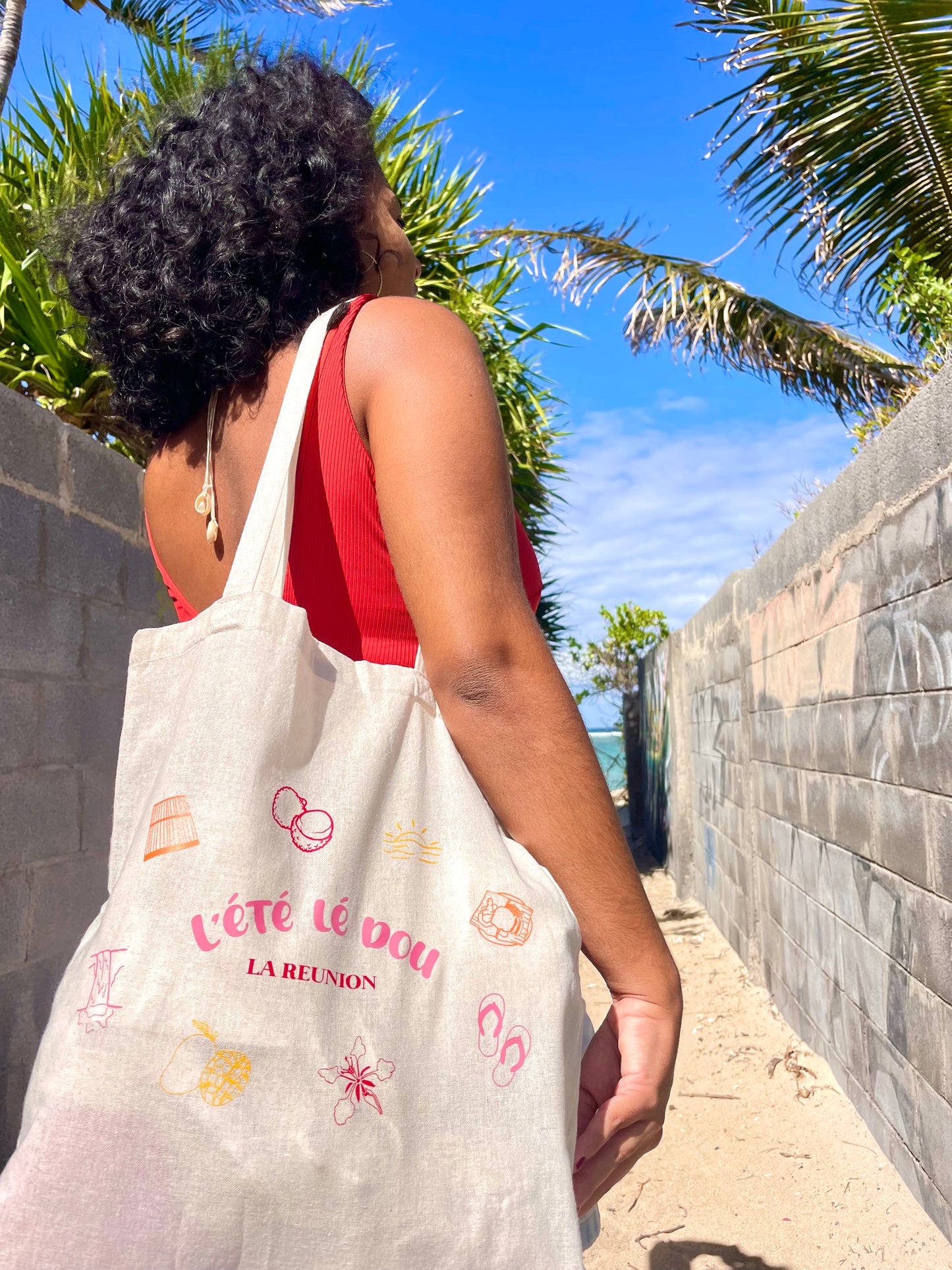 Tote bag « L’été lé dou »