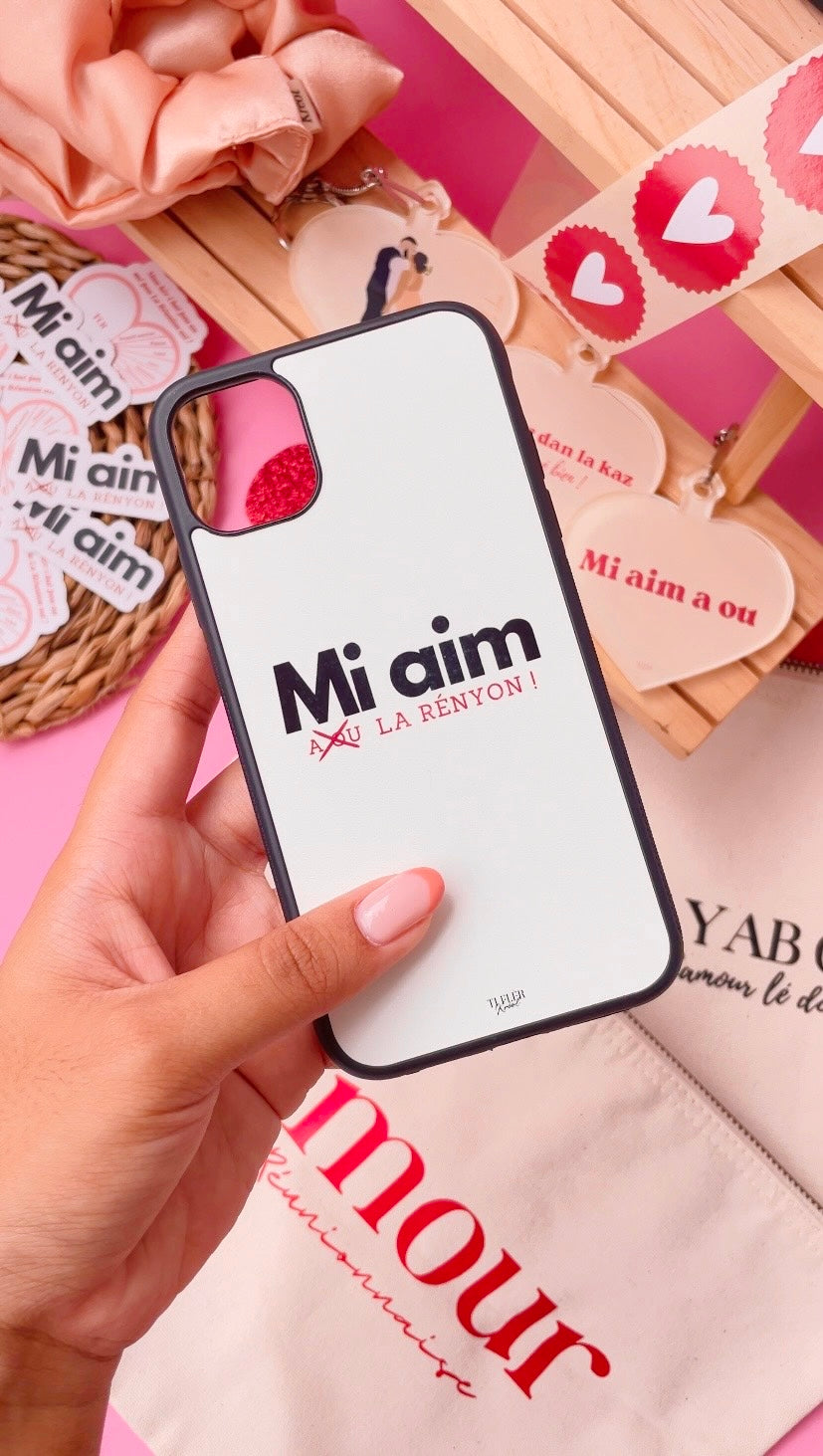 Coque de téléphone « Mi aim La Rényon »