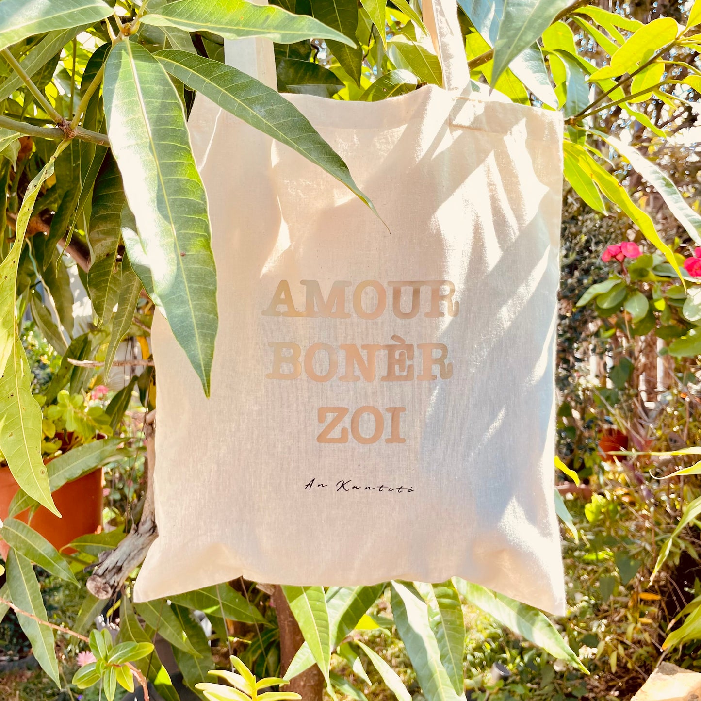 Tote bag « amour bonèr zoi »