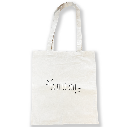 Tote bag la vi lé zoli